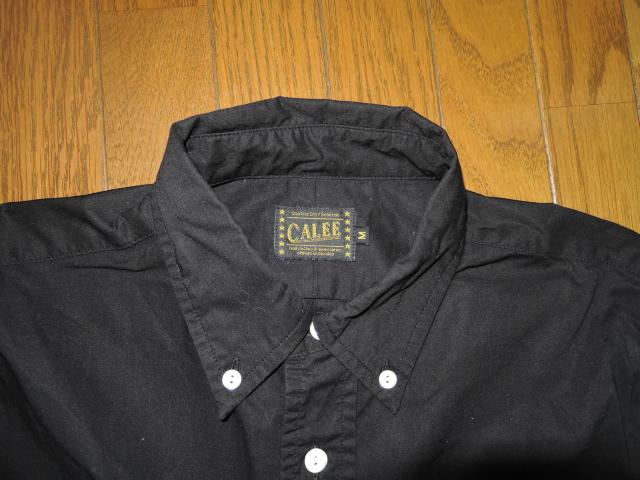 CALEE キャリー ボタンダウンシャツ M 黒 半袖 B.D SHIRT 胸ロゴ LOGO 刺繍 ステッチ < ブランド CALEE キャリー ボタンダウンシャツ M 黒 半袖 B.D SHIRT 胸ロゴ LOGO 刺繍 ステッチ < ブランドの