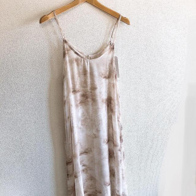新品!!◆GYDA/ジェイダ◆サイドスリットタイダイシースルーロングキャミ★ベージュF*マキシワンピ♪ < ブランド  新品!!◆GYDA/ジェイダ◆サイドスリットタイダイシースルーロングキャミ★ベージュF*マキシワンピ♪ < ブランドの