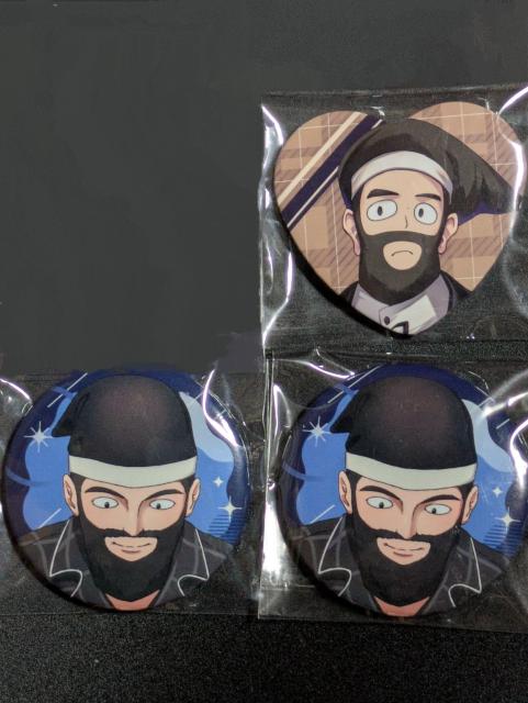 高田村交易所/パジャマ/バレンタインハート缶/缶バッジ3点セット/がみ/VD/モバペイ < タレントグッズ  高田村交易所/パジャマ/バレンタインハート缶/缶バッジ3点セット/がみ/VD/モバペイ  < タレントグッズの