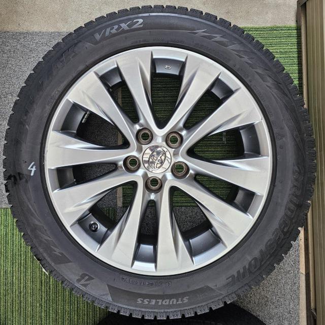 TOYOTA トヨタ アルファード ヴェルファイア 20前期 純正 18インチ7.5J+45 PCD114.3スタッドレスタイヤ付 < 自動車/バイク TOYOTA トヨタ アルファード ヴェルファイア 20前期 純正 18インチ7.5J+45 PCD114.3スタッドレスタイヤ付 < 自動車/バイク