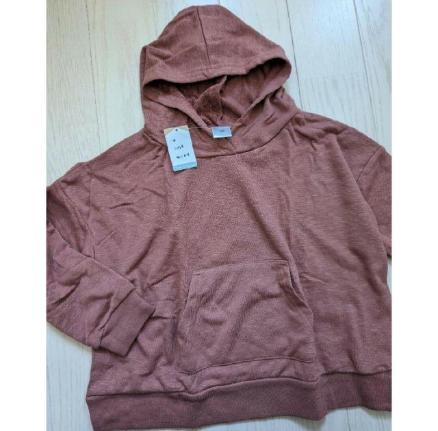 120★+one more★裏パイル★ビッグシルエットパーカー★新品★送料無料 < キッズ/ベビー  120★+one more★裏パイル★ビッグシルエットパーカー★新品★送料無料 < キッズ/ベビーの