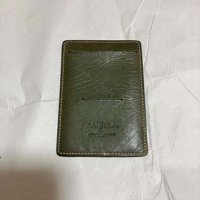 【ヴィンテージ】【ポロクラブ】 レザー / パスケース・定期入れ 深緑 < 男性ファッション 【ヴィンテージ】【ポロクラブ】 レザー / パスケース・定期入れ 深緑 < 男性ファッションの