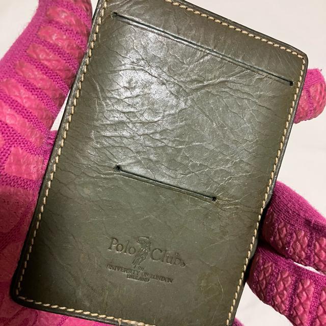 【ヴィンテージ】【ポロクラブ】 レザー / パスケース・定期入れ 深緑 < 男性ファッション 【ヴィンテージ】【ポロクラブ】 レザー / パスケース・定期入れ 深緑 < 男性ファッションの