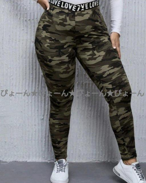 新品6L〜8L★カモフラ柄レギンス < 女性ファッション 新品6L〜8L★カモフラ柄レギンス < 女性ファッションの