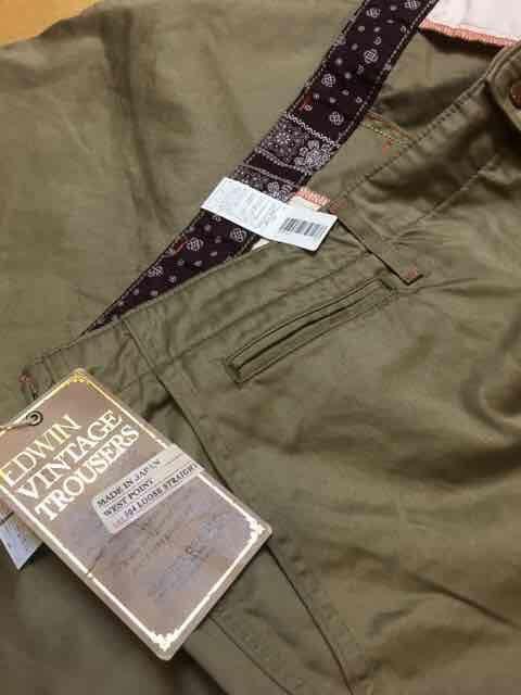 EDWIN  GhEB  `mp  J[LI[ sizeW44  116cm  uh 