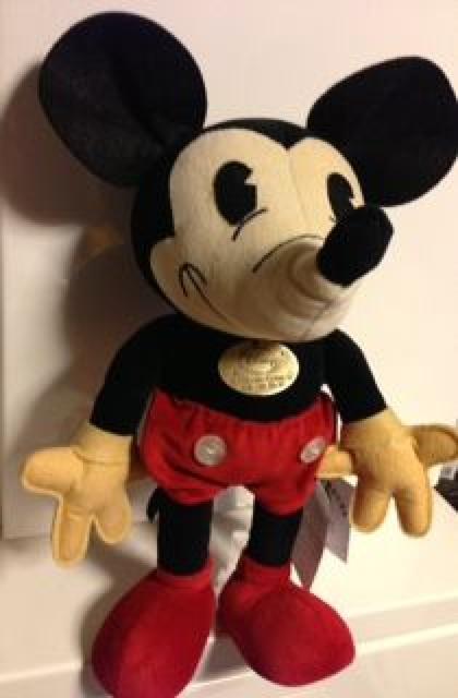 レトロミッキーぬいぐるみM ディズニー生誕110周年記念限定