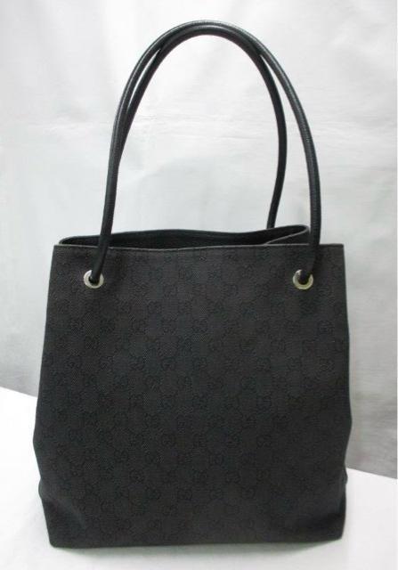 美品 グッチ ショルダートートバック GG ブラックデニム 肩掛けOK 本物 < ブランド  美品 グッチ ショルダートートバック GG ブラックデニム 肩掛けOK 本物  < ブランドの