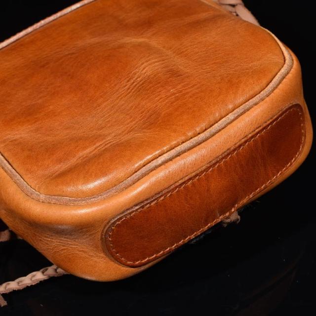 ◆ナバホ柄 ハンドメイド 上級モデルスモールショルダーバッグ オルテガ タンニンなめし革 メンズ 手織りウール タッセル◆k22 < 女性ファッション  ◆ナバホ柄 ハンドメイド 上級モデルスモールショルダーバッグ オルテガ タンニンなめし革 メンズ 手織りウール タッセル◆k22 < 女性ファッションの