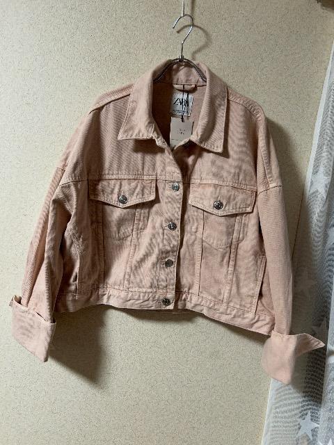 新品タグ付きZARA★ベビーピンクゆったりコットンGジャン < ブランド  新品タグ付きZARA★ベビーピンクゆったりコットンGジャン  < ブランドの