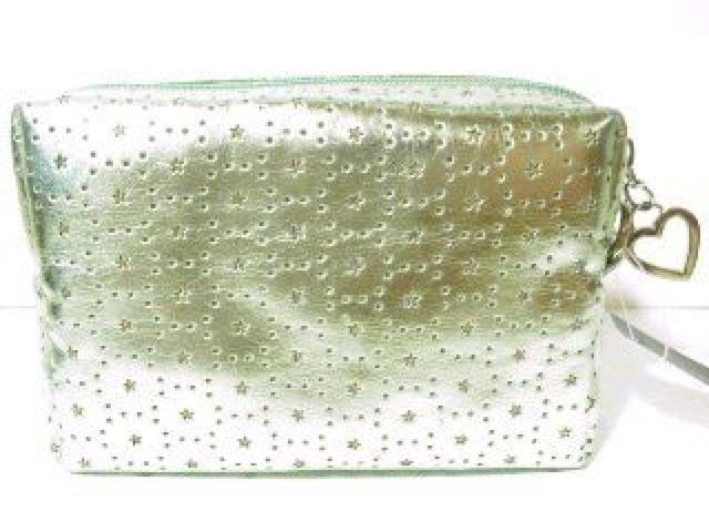 《New》リボン付★スター(星)キラメタ*ポーチ<グリーン> < 女性ファッション 《New》リボン付★スター(星)キラメタ*ポーチ<グリーン> < 女性ファッションの