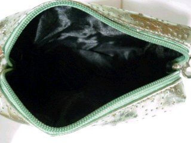 《New》リボン付★スター(星)キラメタ*ポーチ<グリーン> < 女性ファッション 《New》リボン付★スター(星)キラメタ*ポーチ<グリーン> < 女性ファッションの