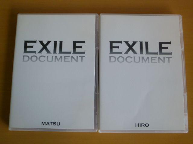 DVD EXILE DOCUMENT MATSU + HIRO 2{Zbg   ^gObY 