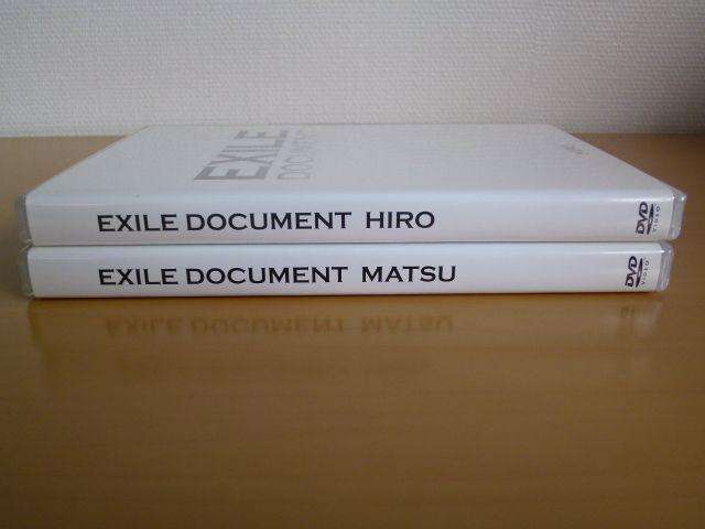 DVD EXILE DOCUMENT MATSU + HIRO 2{Zbg  ^gObY 