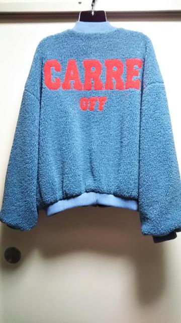 ☆バックロゴオーバーサイズボアブルゾン☆超美品 < 女性ファッション  ☆バックロゴオーバーサイズボアブルゾン☆超美品  < 女性ファッションの