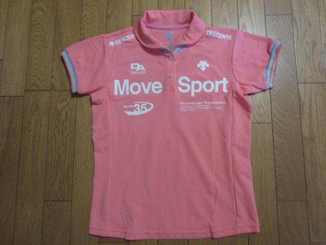 DESCENTE  デサント MoveSport  ポリエステル 半袖 ポロシャツ L < ブランド  DESCENTE  デサント MoveSport  ポリエステル 半袖 ポロシャツ L  < ブランドの