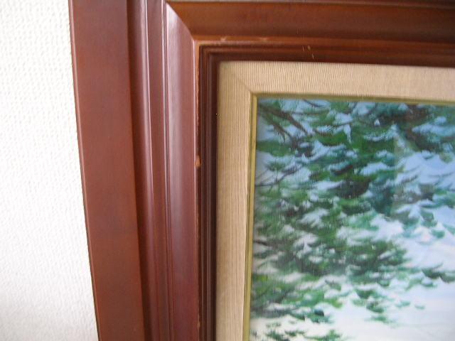 ☆〈真作〉 【小川久雄】 油絵 『東北地方の川辺』 F10号 直筆サイン 額装 絵画 風景画 油彩 肉筆 < ホビー ☆〈真作〉 【小川久雄】 油絵 『東北地方の川辺』 F10号 直筆サイン 額装 絵画 風景画 油彩 肉筆 < ホビーの