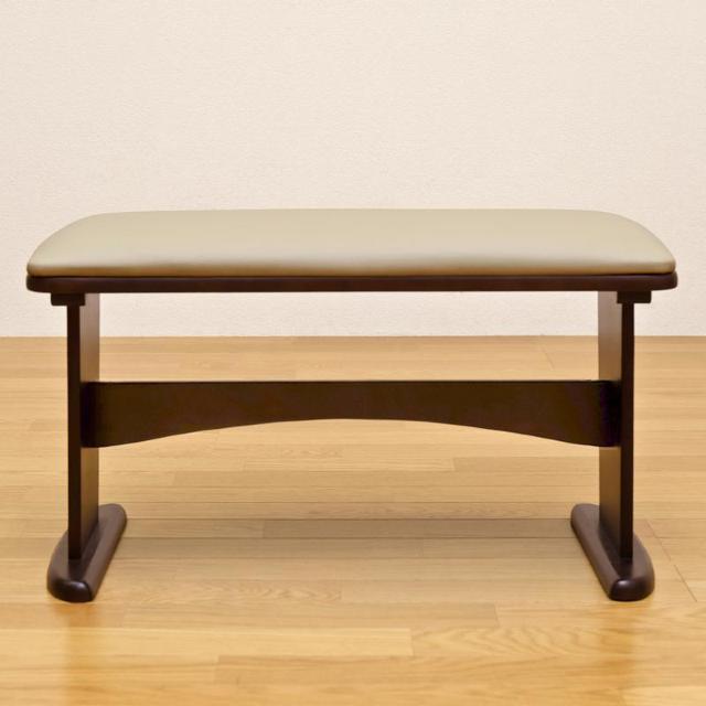 【送料無料】ATOLL ダイニングベンチ 天然木 PVCレザー 合皮 木目調 イス 椅子 < インテリア/ライフ 【送料無料】ATOLL ダイニングベンチ 天然木 PVCレザー 合皮 木目調 イス 椅子 < インテリア/ライフの