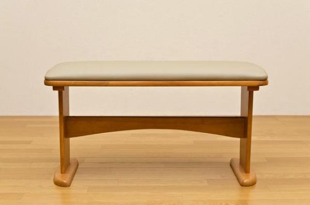 【送料無料】ATOLL ダイニングベンチ 天然木 PVCレザー 合皮 木目調 イス 椅子 < インテリア/ライフ 【送料無料】ATOLL ダイニングベンチ 天然木 PVCレザー 合皮 木目調 イス 椅子 < インテリア/ライフの