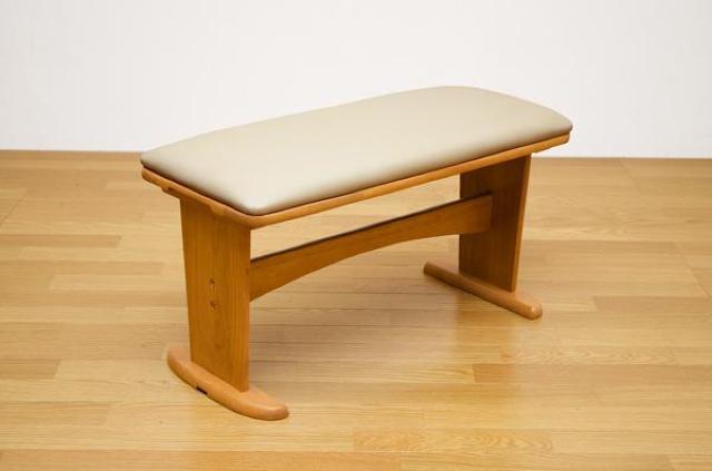 【送料無料】ATOLL ダイニングベンチ 天然木 PVCレザー 合皮 木目調 イス 椅子 < インテリア/ライフ 【送料無料】ATOLL ダイニングベンチ 天然木 PVCレザー 合皮 木目調 イス 椅子 < インテリア/ライフの