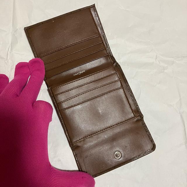 【Courreges / クレージュ】 オーストリッチ / レザー 三つ折り財布 < ブランド  【Courreges / クレージュ】 オーストリッチ / レザー 三つ折り財布 < ブランドの