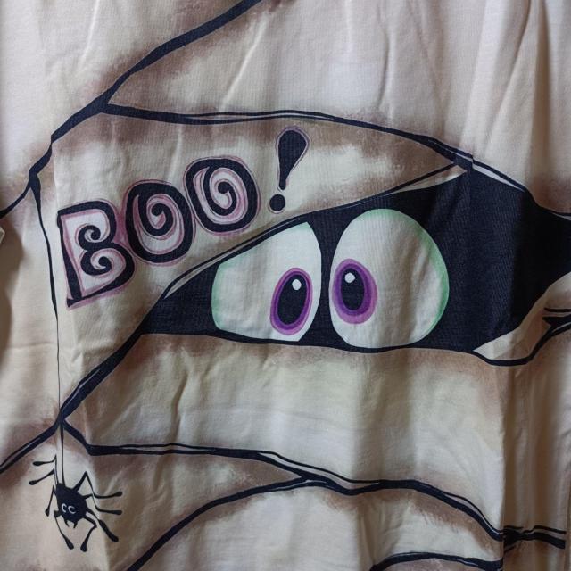 新品★メンズ★Boo! マミー(ミイラ)風デザイン半袖Tシャツ/М < 男性ファッション  新品★メンズ★Boo! マミー(ミイラ)風デザイン半袖Tシャツ/М < 男性ファッションの