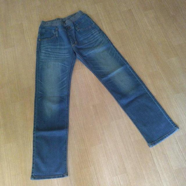 新品 ウエストリブデニムパンツ 160 青系 EDWIN < ブランド 新品 ウエストリブデニムパンツ 160 青系 EDWIN < ブランドの