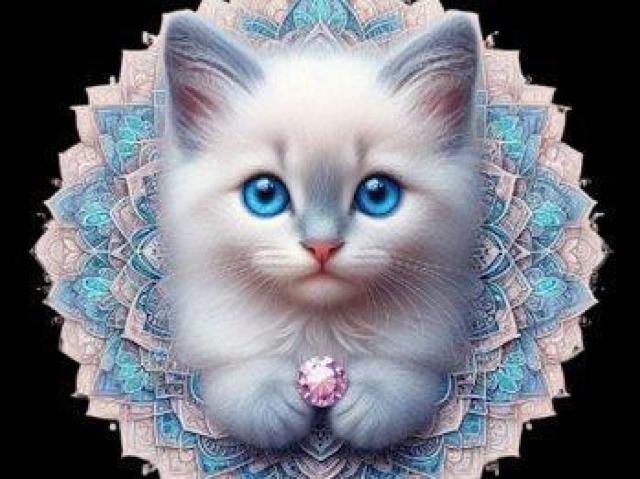 オープンエンド ヘヴィーウェイト Tシャツ猫 曼荼羅 可愛い < 女性ファッション オープンエンド ヘヴィーウェイト Tシャツ猫 曼荼羅 可愛い < 女性ファッションの