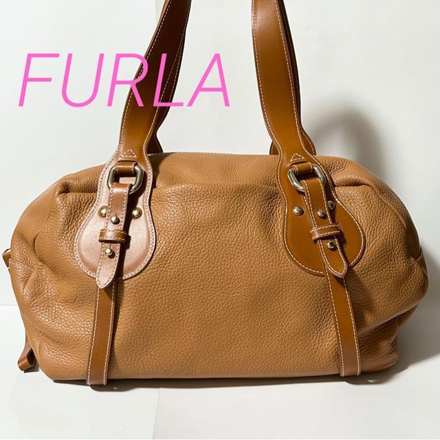 美品 FURLA フルラ トートバッグ ブラウン レザー 35071 レディース < ブランド 美品 FURLA フルラ トートバッグ ブラウン レザー 35071 レディース < ブランドの