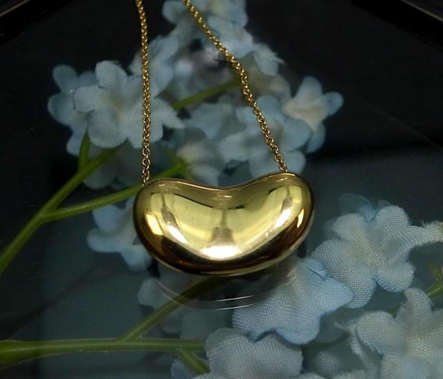 Tiffany Elsa Peretti �r�[���@�l�b�N���X 18�� �e�B�t�@�j�[���K�i�����g�p�i���S�[���h��7.15g��3758 �� �u�����h�� 