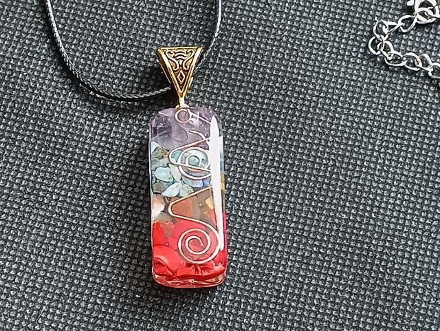 パワー体験価格です。「チャクラバランスヒーリングネックレス」一点物です。 < 女性アクセサリー/時計 パワー体験価格です。「チャクラバランスヒーリングネックレス」一点物です。 < 女性アクセサリー/時計の