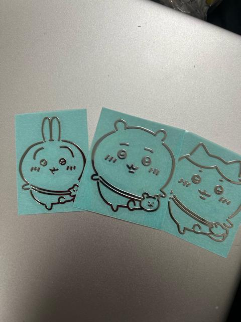 メタルステッカー3枚セット ちいかわ うさぎ ハチワレ シールセット < アニメ/コミック/キャラクター メタルステッカー3枚セット ちいかわ うさぎ ハチワレ シールセット < アニメ/コミック/キャラクターの
