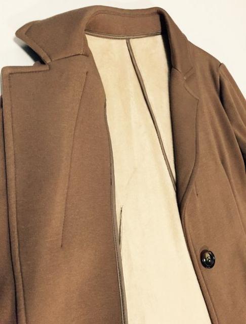 ☆秋チェスターコート〓裏シャギー軽アウター(ユルM)キャメル〓新品 < 女性ファッション ☆秋チェスターコート〓裏シャギー軽アウター(ユルM)キャメル〓新品 < 女性ファッションの