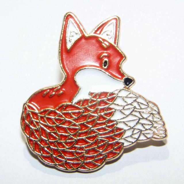 キツネ 狐 きつね ピンバッジ ピンズ ラペルピン ブローチ < 女性アクセサリー/時計 キツネ 狐 きつね ピンバッジ ピンズ ラペルピン ブローチ < 女性アクセサリー/時計の