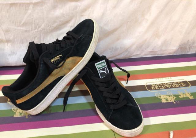 品薄★美品プーマPUMA本革レザー スニーカー人気活躍疲れ知らずオシャレ素敵ブラック高級ナイキアシックスお探しの方も是非! < 男性ファッション  品薄★美品プーマPUMA本革レザー スニーカー人気活躍疲れ知らずオシャレ素敵ブラック高級ナイキアシックスお探しの方も是非!  < 男性ファッションの