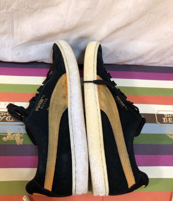 品薄★美品プーマPUMA本革レザー スニーカー人気活躍疲れ知らずオシャレ素敵ブラック高級ナイキアシックスお探しの方も是非! < 男性ファッション  品薄★美品プーマPUMA本革レザー スニーカー人気活躍疲れ知らずオシャレ素敵ブラック高級ナイキアシックスお探しの方も是非! < 男性ファッションの