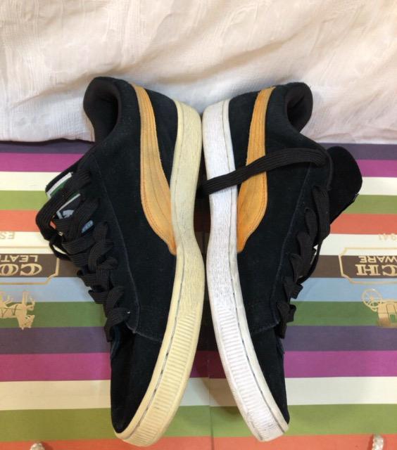 品薄★美品プーマPUMA本革レザー スニーカー人気活躍疲れ知らずオシャレ素敵ブラック高級ナイキアシックスお探しの方も是非! < 男性ファッション  品薄★美品プーマPUMA本革レザー スニーカー人気活躍疲れ知らずオシャレ素敵ブラック高級ナイキアシックスお探しの方も是非! < 男性ファッションの