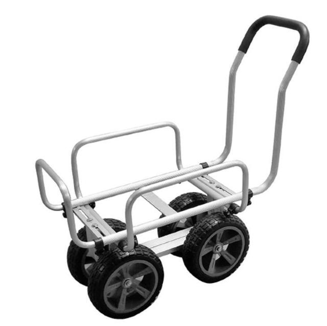 アルミハウスカー 10インチ大型タイヤ仕様コンテナ2個用 荷重50kg コンテナカー アルミ製ハウスカー コンテナ台車 < レジャー/スポーツ  アルミハウスカー 10インチ大型タイヤ仕様コンテナ2個用 荷重50kg コンテナカー アルミ製ハウスカー コンテナ台車 < レジャー/スポーツの