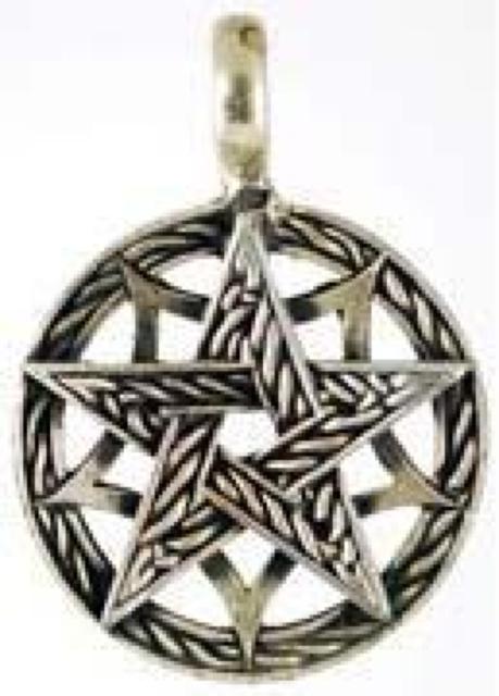 AzureGreen Knot Work Pentagram pendant   jANZT[/v 