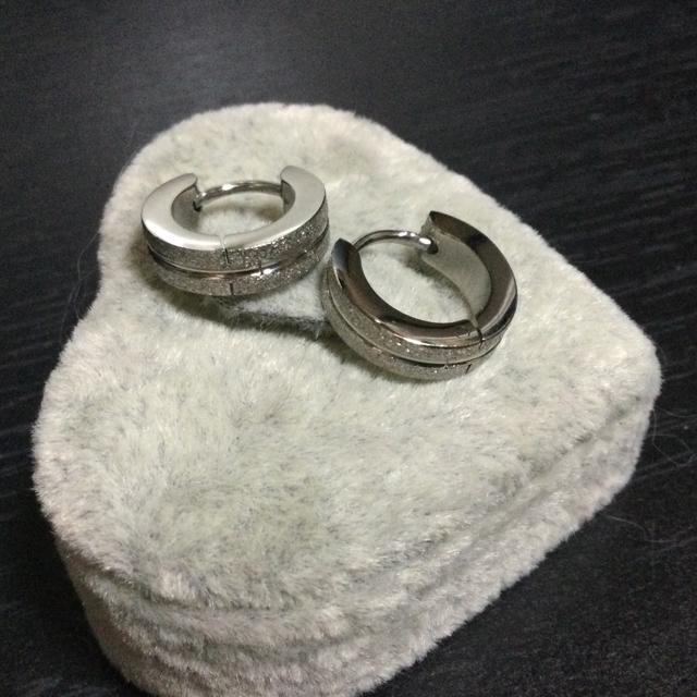 ステンレス製 ループピアス 両耳用 カラー:シルバー 管理番号ループSTP3-1 < 女性アクセサリー/時計 ステンレス製 ループピアス 両耳用 カラー:シルバー 管理番号ループSTP3-1 < 女性アクセサリー/時計の