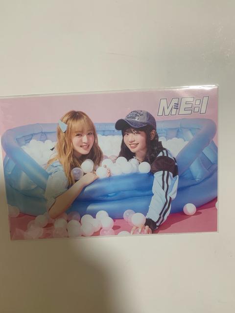 ME:I 山本すず、村上璃杏 ポストカード Hi-Five ラポネ特典 < タレントグッズ ME:I 山本すず、村上璃杏 ポストカード Hi-Five ラポネ特典 < タレントグッズの