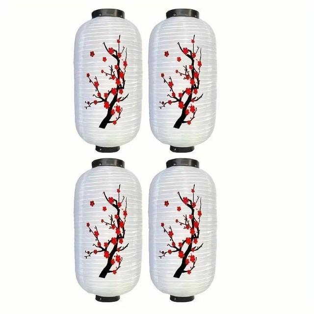 爆ヤス価格1790円★日本の吊り下げ式赤い桜のランタン4個セット、白背景の居酒屋ランタン、屋外吊り下げランタン、電気不要 < インテリア/ライフ 爆ヤス価格1790円★日本の吊り下げ式赤い桜のランタン4個セット、白背景の居酒屋ランタン、屋外吊り下げランタン、電気不要 < インテリア/ライフの