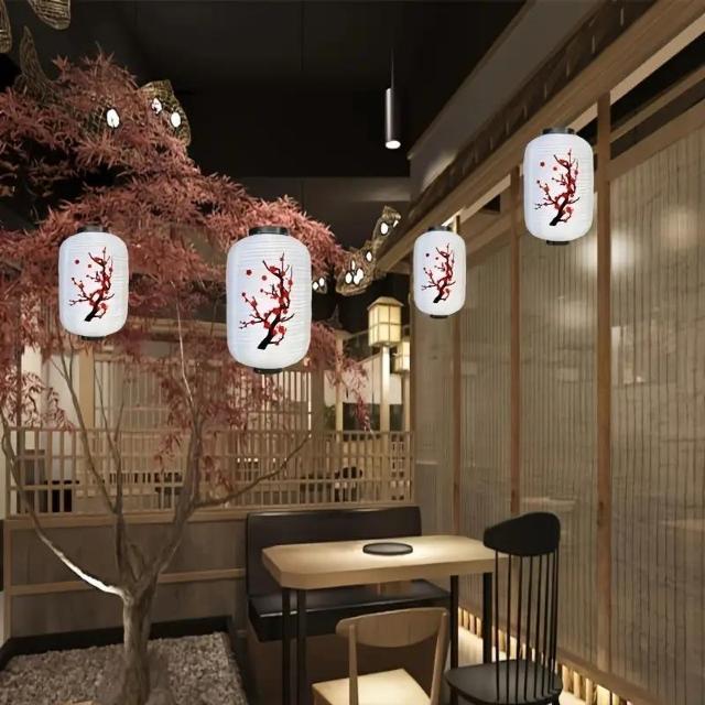 爆ヤス価格1790円★日本の吊り下げ式赤い桜のランタン4個セット、白背景の居酒屋ランタン、屋外吊り下げランタン、電気不要 < インテリア/ライフ 爆ヤス価格1790円★日本の吊り下げ式赤い桜のランタン4個セット、白背景の居酒屋ランタン、屋外吊り下げランタン、電気不要 < インテリア/ライフの