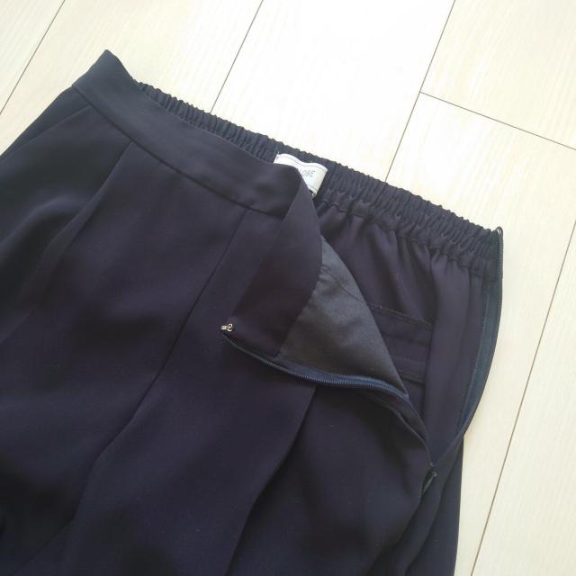 SLOBE IENA スラックスパンツ ネイビー サイズ36 < ブランド  SLOBE IENA スラックスパンツ ネイビー サイズ36 < ブランドの