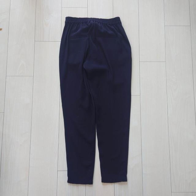 SLOBE IENA スラックスパンツ ネイビー サイズ36 < ブランド  SLOBE IENA スラックスパンツ ネイビー サイズ36 < ブランドの