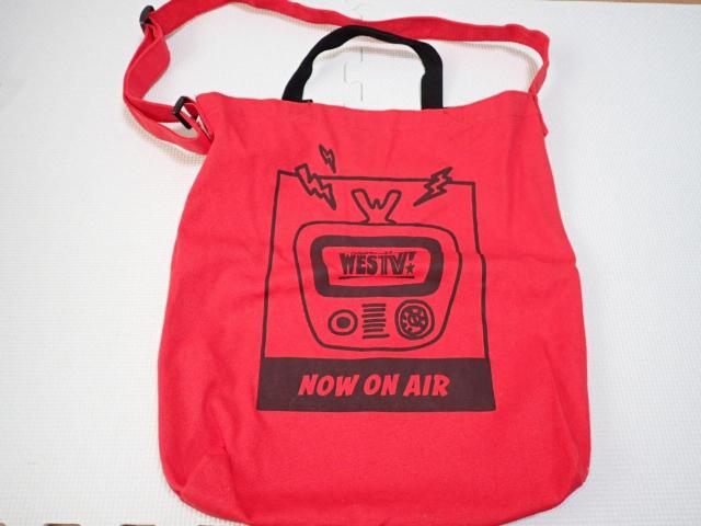 ジャニーズWEST バッグ LIVE TOUR 2019 WESTV! < タレントグッズ ジャニーズWEST バッグ LIVE TOUR 2019 WESTV! < タレントグッズの