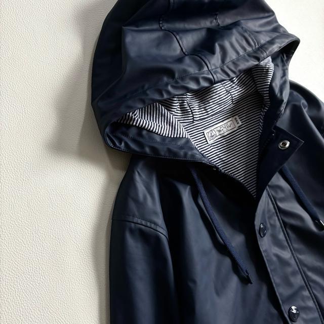 ◆美品◆プチバトー◆名品ヨットパーカー◆防水、防風◆総裏◆ネイビー◆S相当 < ブランド ◆美品◆プチバトー◆名品ヨットパーカー◆防水、防風◆総裏◆ネイビー◆S相当 < ブランドの