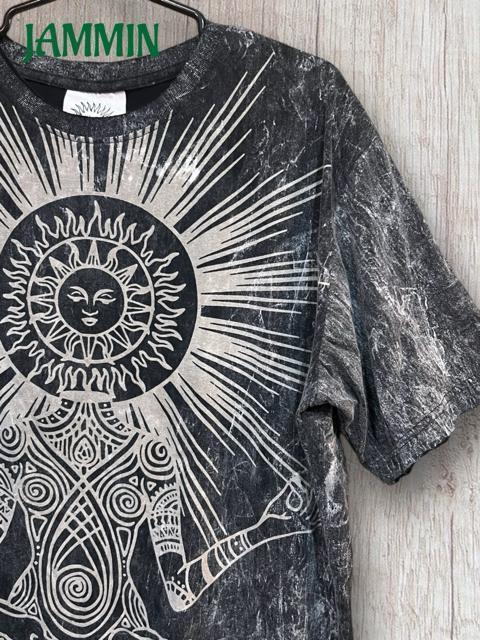 瞑想太陽Tシャツ アジアン エスニック ヒッピー サイケ 太陽 < 男性ファッション 瞑想太陽Tシャツ アジアン エスニック ヒッピー サイケ 太陽 < 男性ファッションの