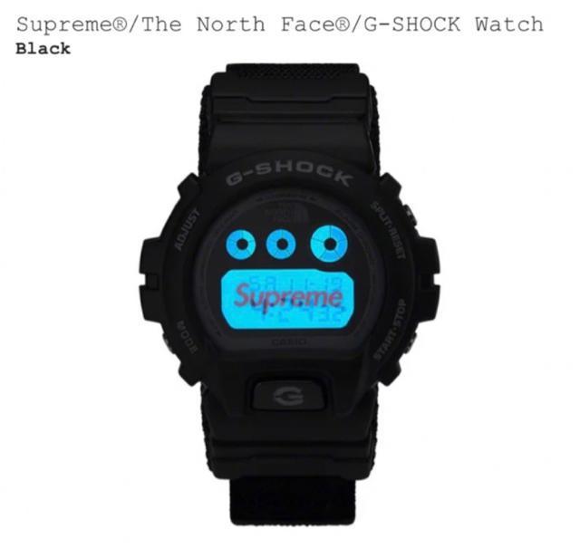 Supreme/The North Face G-SHOCK WatchBLACK  uh 
