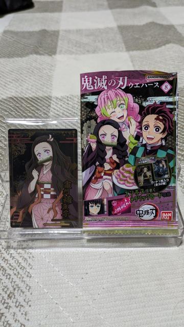 鬼滅の刃 ウエハース8カード W8-14 レア 竈門禰?豆子 < アニメ/コミック/キャラクター  鬼滅の刃 ウエハース8カード W8-14 レア 竈門禰?豆子  < アニメ/コミック/キャラクターの