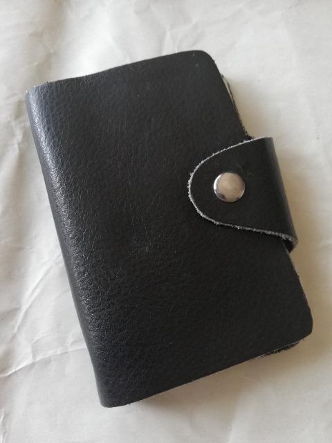 GENUINE LEATHER 名刺&カードケース レザー ブラック < 男性ファッション  GENUINE LEATHER 名刺&カードケース レザー ブラック  < 男性ファッションの